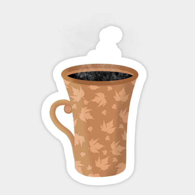 Hot Coffee Sticker by MarcyBrennanArt